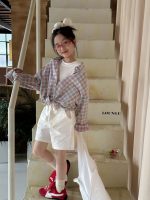 【110-160】シャツ 女の子 カラフル チェック柄 ゆったり - 画像 (6)