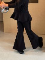 【90-140】フレアパンツ 女の子 フリルデザイン 伸縮性 やわらか素材 - 画像 (18)