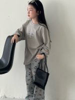 【100-150】長袖Tシャツ 女の子 刺繍 韓国風 ベーシック カジュアル - 画像 (23)