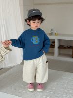 【73-110】Tシャツ ズボン 長袖 ラウンドネック プリント カジュアル 男の子 - 画像 (4)