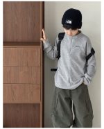 【90-160】トレーナー 男の子 厚手 あったか 防寒 着回しやすい - 画像 (8)