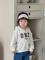 【73-110】パーカー フード付き 英字 プリント 長袖 カジュアル 男の子 - 画像 (9)
