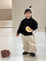 【73-110】セーター 配色 長袖 合わせやすい 男の子 - 画像 (3)