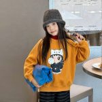 【100-170】トレーナー 女の子 カートゥーン プリント 合わせやすい - 画像 (13)
