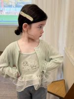 【80-130】カーディガン キャミソール デニムパンツ 女の子 おしゃれ 韓国風 - 画像 (7)
