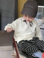 【73-110】パーカー ズボン ラウンドネック 長袖 プリント ストライブ 男の子 - 画像 (6)