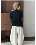 【90-160】長袖インナー 男の子 無地 モックネック ベーシック - 画像 (15)