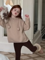 【90-150】ニットセーター 女の子 フード付き もこもこ あったか - 画像 (19)
