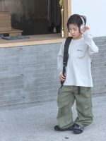 【100-170】長袖Tシャツ 男の子 コットン 英字プリント ゆったり - 画像 (4)