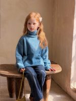 【90-150】セーター 女の子 ハイネック あったか 着回しやすい - 画像 (3)
