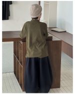 【90-160】長袖インナー 男の子 無地 モックネック ベーシック - 画像 (7)
