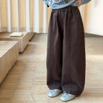 【100-170】パンツ 女の子 切り替え 快適 カジュアル - 画像 (7)