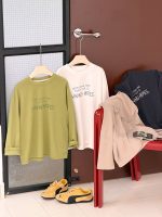 【100-170】長袖Tシャツ 男の子 英字プリント ゆったり 着回しやすい - 画像 (11)
