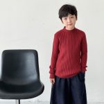 【90-160】ニットトップス 男の子 リブ編み 韓国風 あったか インナー - 画像 (9)