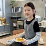 【100-170】長袖Tシャツ 女の子 レイヤード ストレッチで快適 - 画像 (7)