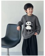 【90-160】ニットセーター 男の子 動物柄 厚手 あったか カジュアル - 画像 (16)