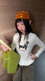 【100-160】長袖Tシャツ 女の子 韓国風 フリル付き 合わせやすい - 画像 (24)