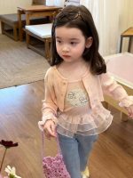 【80-130】カーディガン キャミソール デニムパンツ 女の子 おしゃれ 韓国風 - 画像 (5)