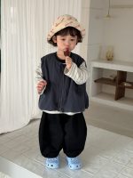 【73-110】ベスト Tシャツ ストライブ 配色 男の子 - 画像 (6)