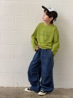 【100-170】長袖Tシャツ 男の子 英字プリント ゆったり 着回しやすい - 画像 (16)