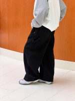 【100-170】ストレートパンツ 韓国風 カジュアル コットン - 画像 (7)