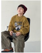 【90-160】トレーナー 男の子 カートゥーンプリント 裏起毛 あったか - 画像 (18)