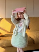 【90-150】カーディガン 女の子 モヘアニット やわらか 合わせやすい - 画像 (14)