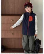 【90-160】ベストorアウター 男の子 韓国風 あったか カジュアル - 画像 (13)