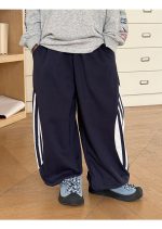 【100-160】パンツ 男の子 配色デザイン ゆったり カジュアル - 画像 (11)
