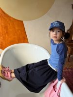 【100-160】ホルターネックトップスorスカート 女の子 韓国風 着回しやすい - 画像 (10)