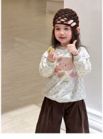 【80-140】トレーナーor8分丈パンツ 女の子 コーデュロイ 花柄 くまモチーフ - 画像 (17)