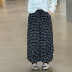 【100-170】パンツ 女の子 星プリント ボーダー柄 カジュアル - 画像 (6)