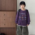 【90-160】トレーナー 男の子 プリント カジュアル トレンド - 画像 (4)