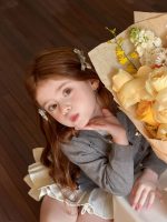 【90-150】カーディガンorスカート 女の子 おしゃれ ふんわり ビーズ付き - 画像 (8)
