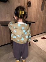 【90-140】アウターorインナーorパンツ 女の子 大きめドット柄 カジュアル - 画像 (6)