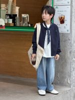 【100-170】カーディガン 男の子 刺繍 プレッピー風 韓国風 カジュアル - 画像 (33)