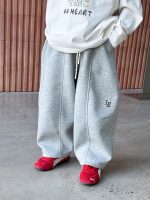 【90-170】パンツ キッズ 男女兼用 韓国風 ゆったり 合わせやすい - 画像 (12)