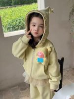 【80-140】ジップパーカーorパンツ 女の子 かわいい フリルデザイン - 画像 (10)