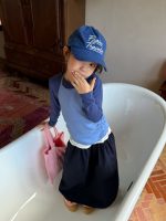 【100-160】ホルターネックトップスorスカート 女の子 韓国風 着回しやすい - 画像 (3)