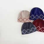 【GOODS】帽子 ニット 配色 カジュアル 秋冬 - 画像 (4)