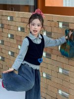 【100-150】トップスorパンツ 女の子 折り襟 おしゃれ - 画像 (7)