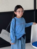 【100-150】長袖Tシャツ 女の子 コットン 英字プリント シンプル - 画像 (8)