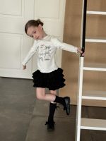 【90-140】長袖Tシャツ 女の子 リボンプリント 着回しやすい - 画像 (22)
