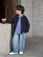 【100-170】カーディガン 男の子 刺繍 プレッピー風 韓国風 カジュアル - 画像 (32)