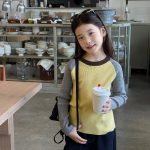 【100-170】長袖Tシャツ 女の子 ラグラン ストレッチで快適 - 画像 (6)