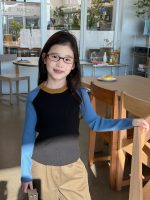 【100-170】長袖Tシャツ 女の子 ラグラン ストレッチで快適 - 画像 (5)