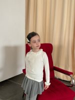【90-140】長袖 インナー 女の子 フリルカラー やわらか素材 - 画像 (26)