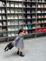 【90-140】ワンピース 女の子 チェック柄 ナチュラル ガーリー レトロ風 - 画像 (5)