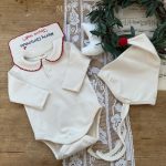 【66-90】ロンパース サロペットズボン 裏起毛 クリスマス風 カワイイ 女の子