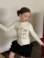 【90-140】長袖Tシャツ 女の子 リボンプリント 着回しやすい - 画像 (20)